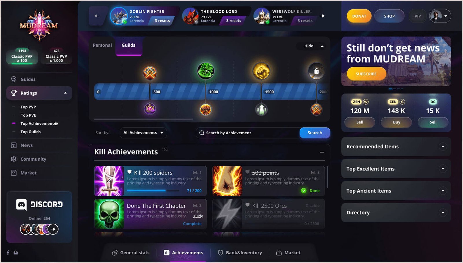 Track Your Hero Progress